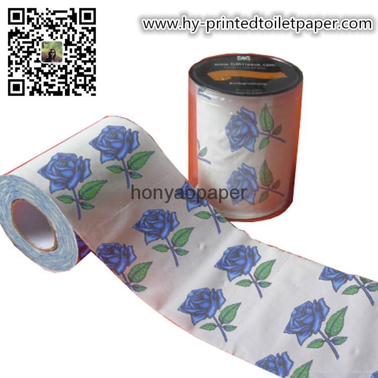 custom design printed toilet paper HY0018 H&Y (China Manufacturer