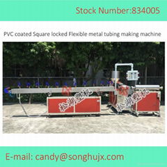 Flexible metal Conduit with PVC Sheathing Coating Machine 