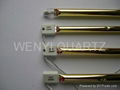 gold reflector Quartz lamp Infrared heating tube