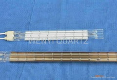 Twin tube Quartz lamp heater Infrared heating lamp