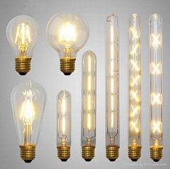 Manufacture LED Filament Bulbs A60/A19 C35 G125 T30 etc