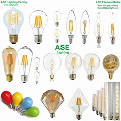 2016 Newest Design LED Filament Bulb , led G125 DIY 6W 8W Dimmable LED light bul