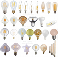 LED Filament bulbs A19,C35,CA35,G45,G95