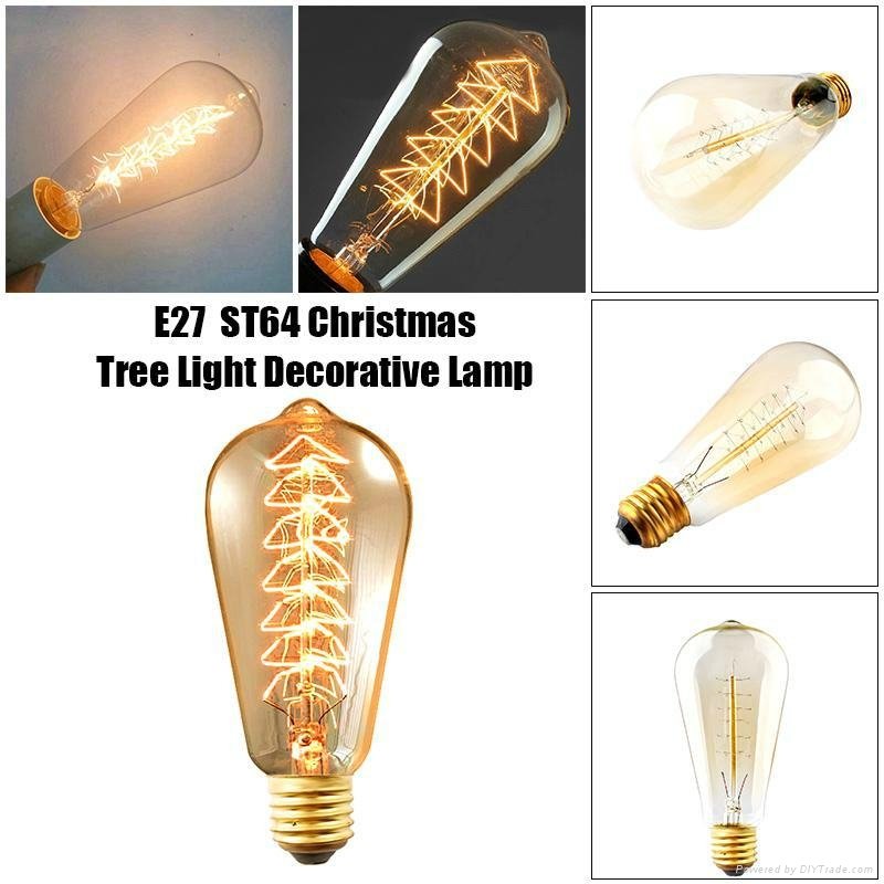 Popular lighting edison bulbs A19 ST64 G125 C35 T45 T30 light bulbs 15W 25w 40