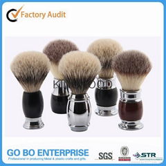 Badger hair shaving brush for men