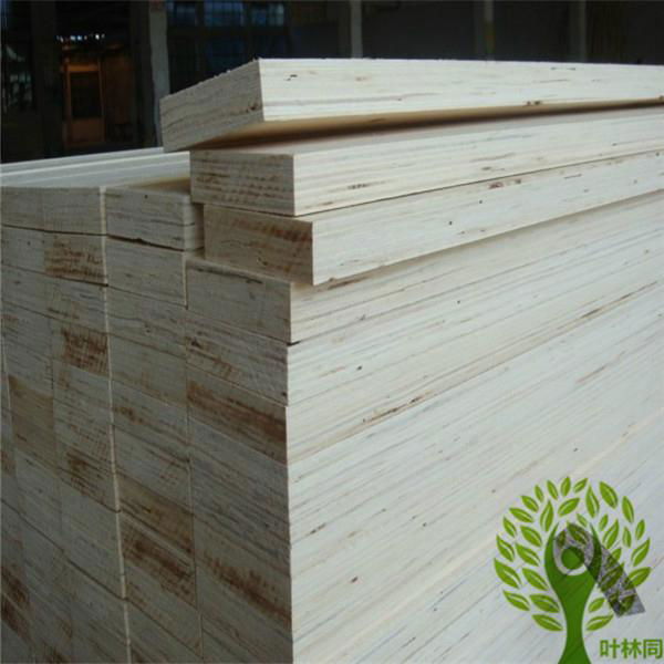 Yelintong good quality free fumigation poplar lvl for wood pallets and wood box 2