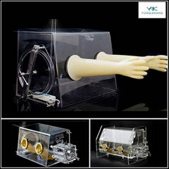 Laboratory transparent acrylic sealed operation glove box