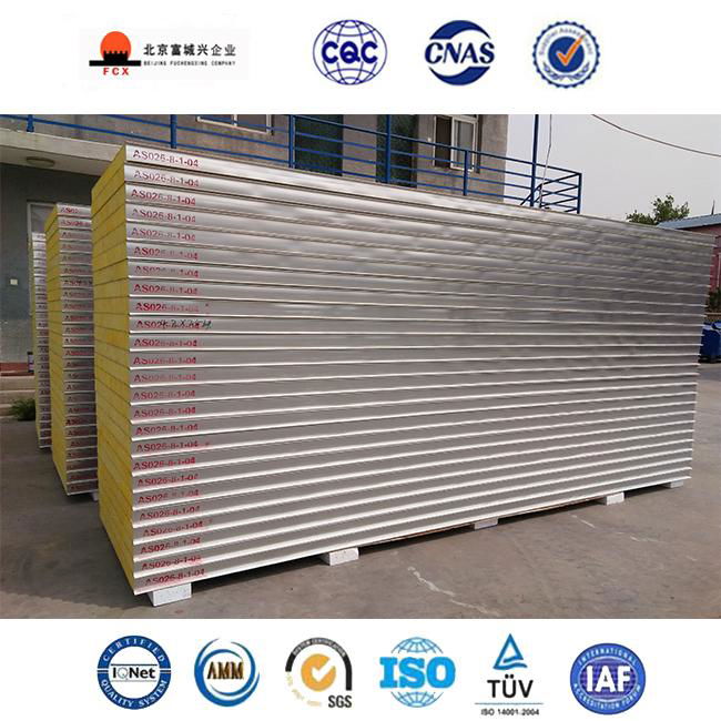 Fire-proof Glass Wool Sandwich panel Board for Roofing and Wall 4