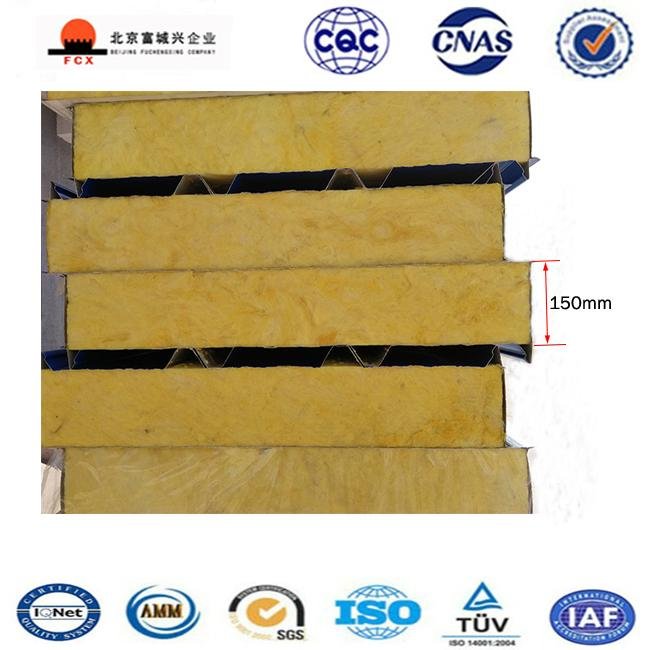 Fire-proof Glass Wool Sandwich panel Board for Roofing and Wall 5