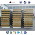 Rock wool(Mineral wool) Sandwich Panel Board For  Warehouse Roof and Wall 2