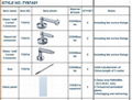 Hot sale glass awning fittings 2