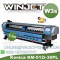 Industrial digital machine W3s konica 512 14pl winjet solvent printer 1