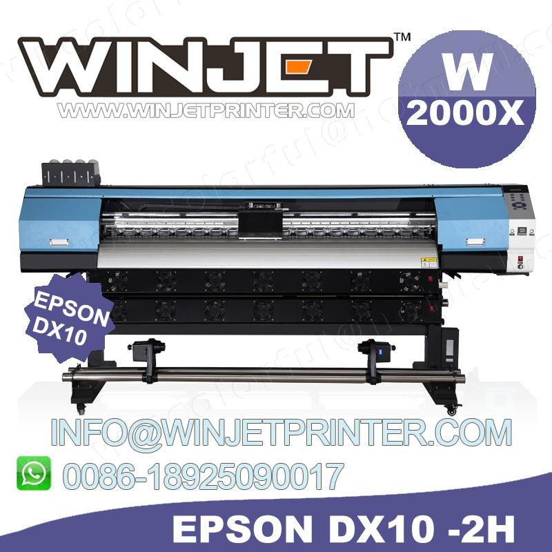 Eco solvent printer W2000X DX7 printhead machine W2000X eco solvent flatbed prin