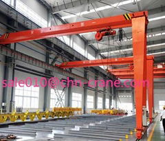 BMH Model Single Girder Semi-Gantry Crane