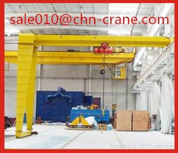 Single Girder Semi Gantry Crane with Top Quality