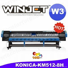 Konica W3 solvent printer digital Solvent printer for Konica 35 50pl Konica 