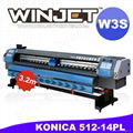 Konica W3s solvent printer digital