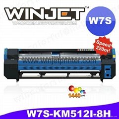konica w7s solvent printer large fomat printing machine for konica