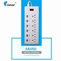 6 outlet power strip with multi usb charger port US plug surge protector 3