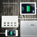 desktop powered usb hub 8 port usb outlet 5v 2.4a 1a charger station with cord 5