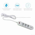 Eu electrical power plug socket extension 3 usb port 16a extension cord  4