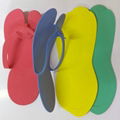 Customized EVA Slippers disposable EVA foam slipper for pedicure spa hotel 