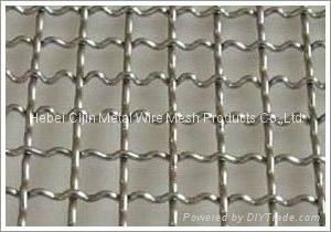 Anping manufacturer high quality 304 316 stainless steel crimped wire mesh