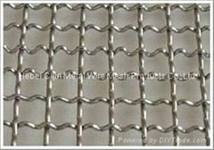 Anping manufacturer high quality 304 316 stainless steel crimped wire mesh