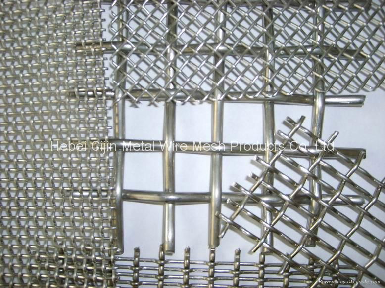 Anping manufacturer high quality 304 316 stainless steel crimped wire mesh 2