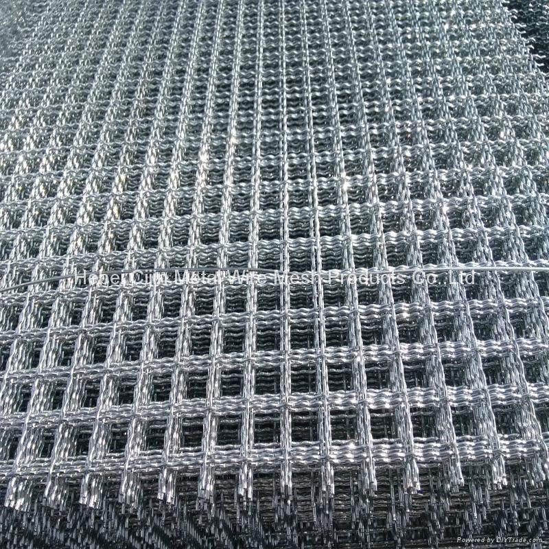 Anping manufacturer high quality 304 316 stainless steel crimped wire mesh 5