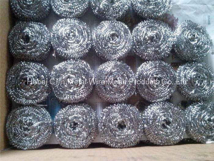 China Manufacturer 410 430 Type Stainless Steel Scourer 2