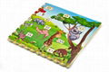 Puzzles Mats for early Educational Children Cartoon Animals floor mat 