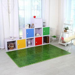 Jigsaw Puzzles Foam Interlocking Floor Mats with Green Grass