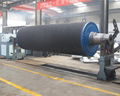 Rubber press roll with large diameter for cardboard paper machine 4