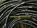 STEEL WIRE BRAIDED HIGH PRESSURE RUBBER HYDRAULIC HOSE SAE100R1  2