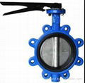 Lug type butterfly valve