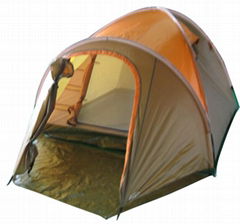 Taupe outdoor camping traveling tent