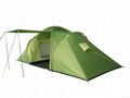 Green luxury outdoor camping traveling