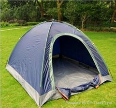 Promotional deep blue fiberglass tent