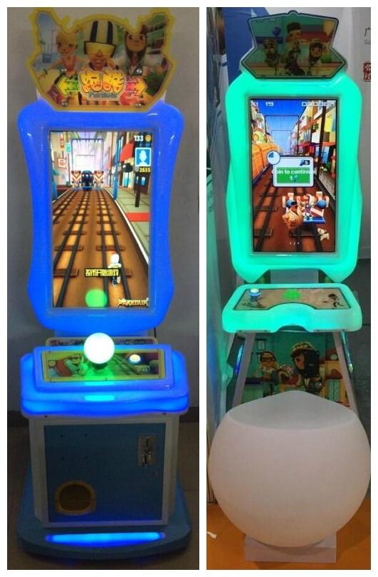 Cheap arcade lottery machine redemption game machine Parkour Subway surfer 