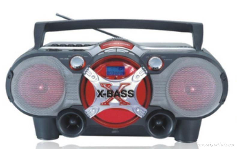 Portable CD/VCD/DVD boombox 2