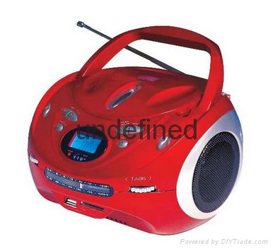 CD/radio boombox with MP3/USB/SD 2