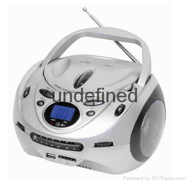 CD/radio boombox with MP3/USB/SD 3