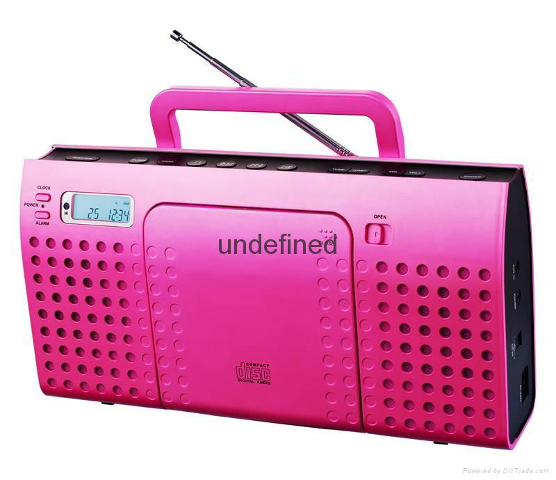 CD/radio boombox with MP3/USB/SD