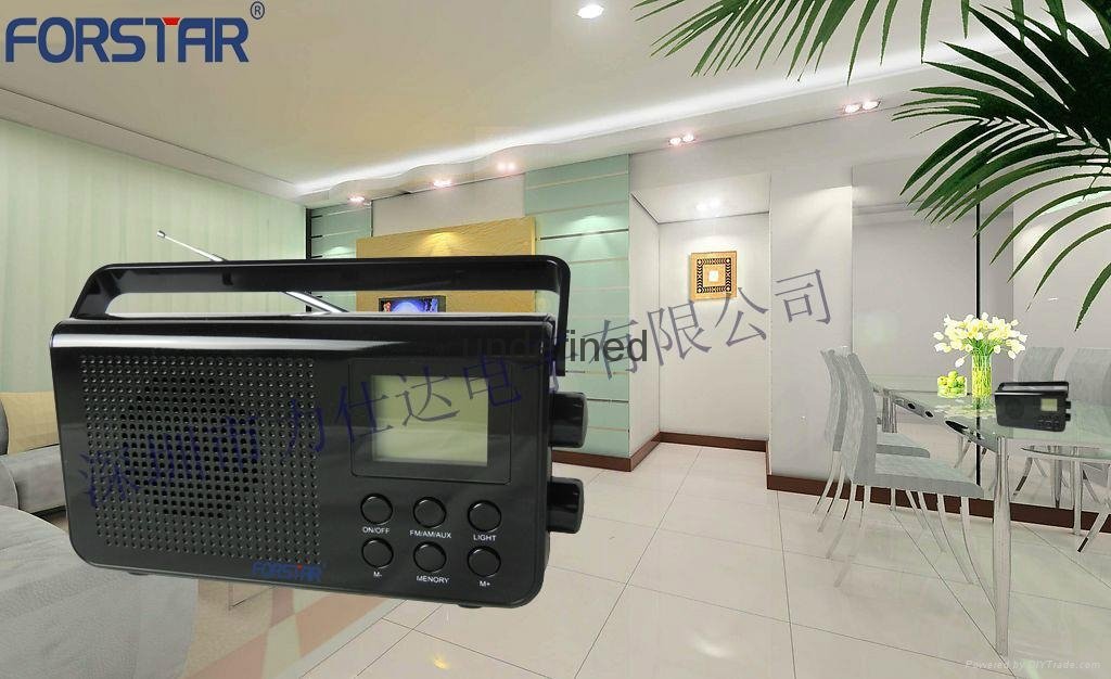 AM FM RADIO 便携式收音机 深圳产家 FORSTAR FSD1870 3