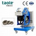 turnable plate beveling machine for double side beveling 4