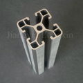 Aluminum profile for industry 40x40mm silver anodized 1