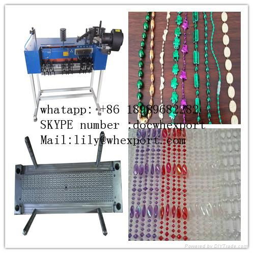 plastic blinds curtain rosary round ball chain mould machine machinery  2