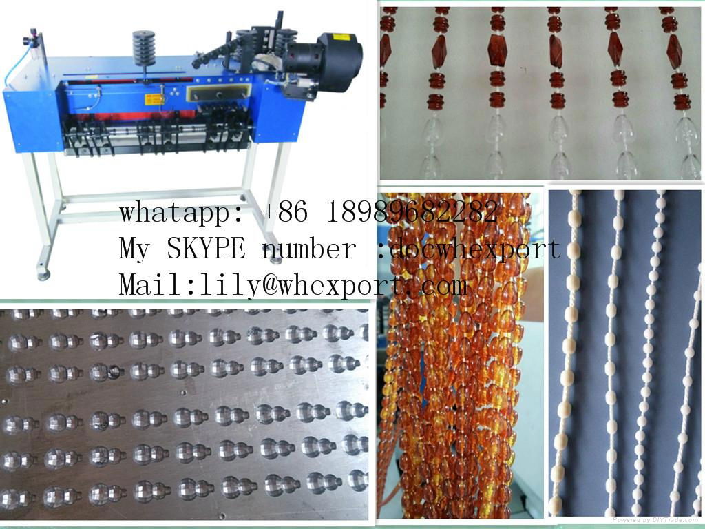 plastic blinds curtain rosary round ball chain mould machine machinery  3