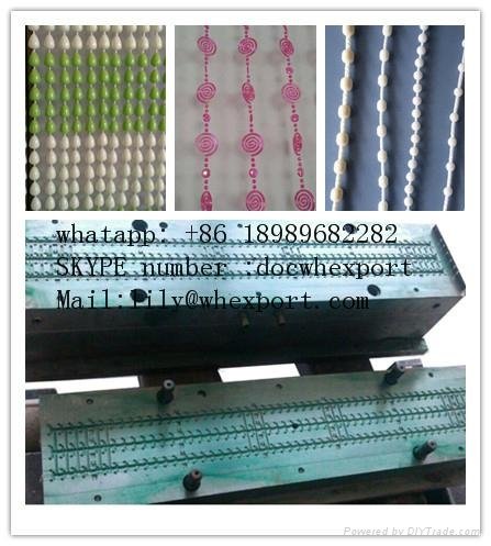 roller blinds curtains plastic string rosary endless thread ball Chain Mould  2